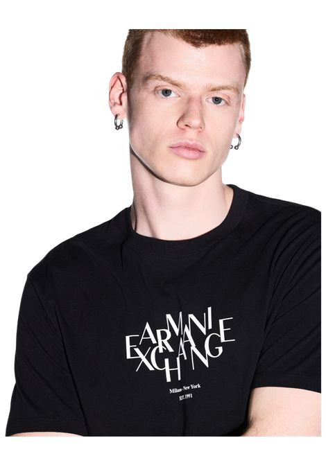 Regular-fit T-shirt in solid-color cotton jersey ARMANI EXCHANGE | T-shirt | XM002782 AF10356UC001